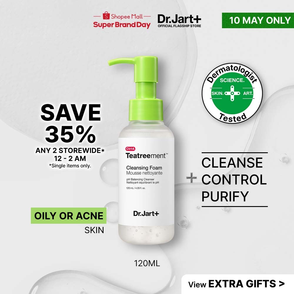 [Official Store] Dr Jart Ctrl+A Teatreement Cleansing Foam pH Balancing ...