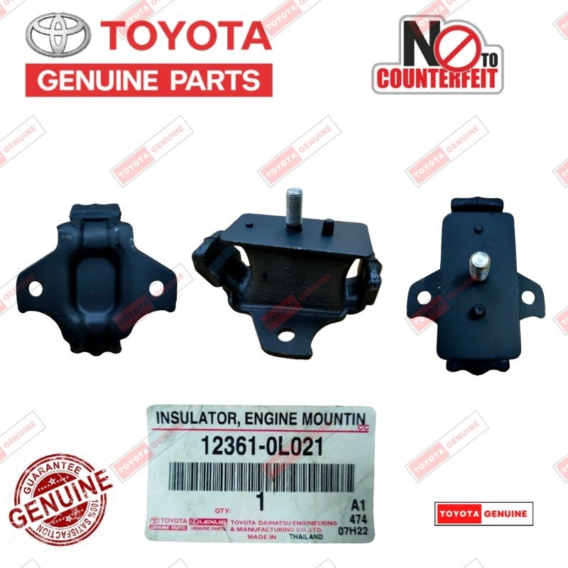 Toyota Original Hilux REVO GUN125 GUN126 ENGINE MOUNTING SET (AT/MT ...