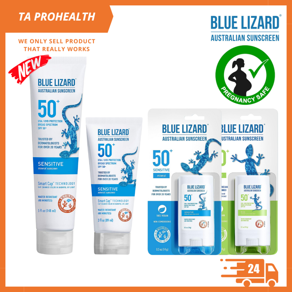BLUE LIZARD Sensitive Mineral Sunscreen SPF50+ / Sunscreen Spray / Kids ...