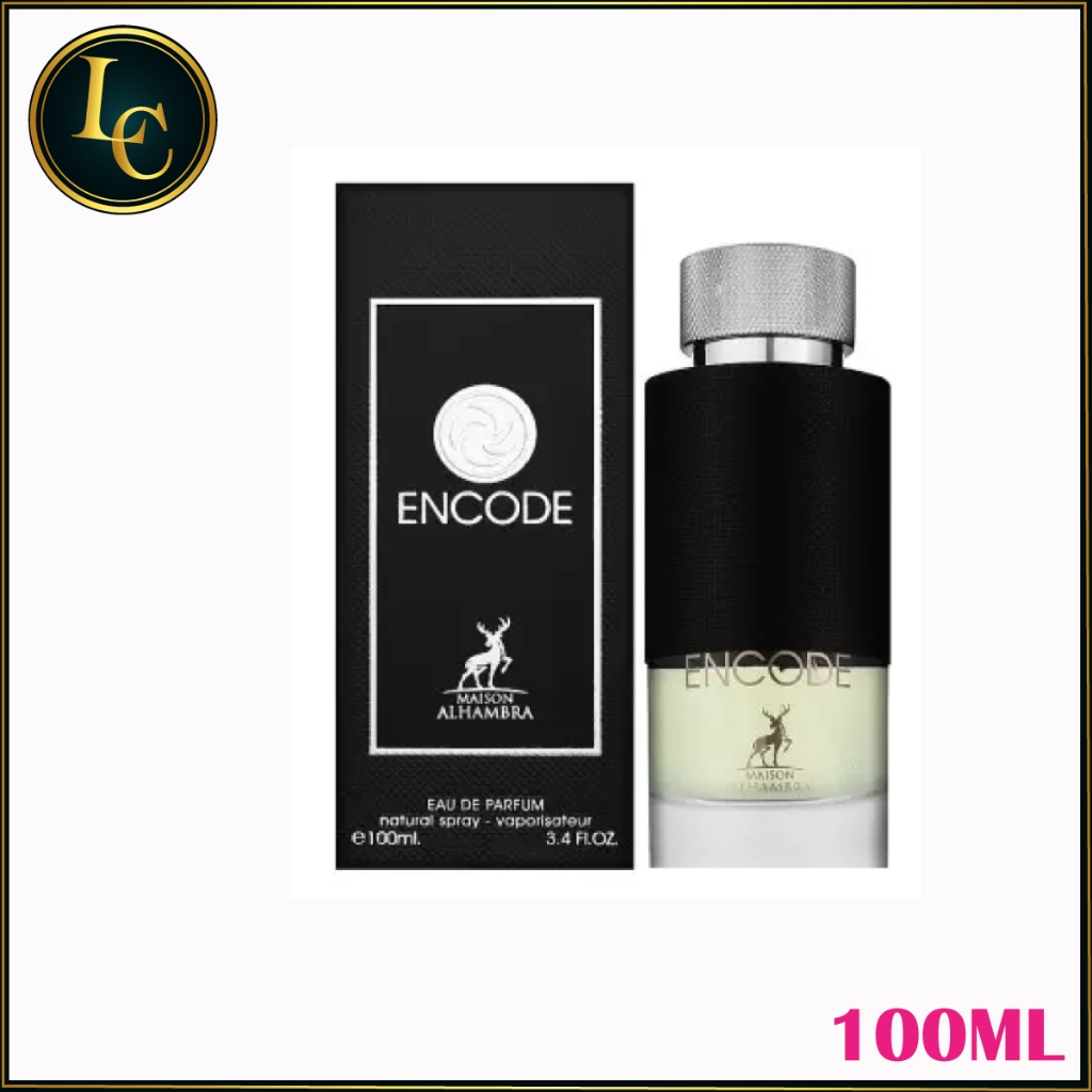 ENCODE BLACK 100 ML EAU DE PERFUME SPRAY ALHAMBRA FOR MEN ORIGINAL FROM ...