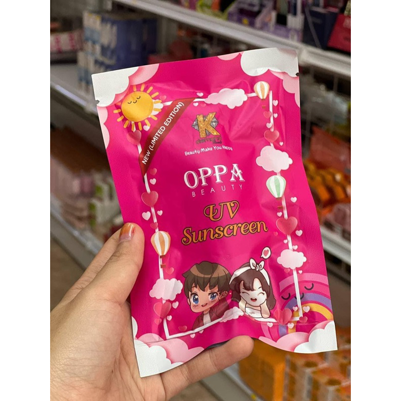 SUNSCREEN OPPA GLOWING 💯 ORIGINAL HQ🔥 | Shopee Malaysia