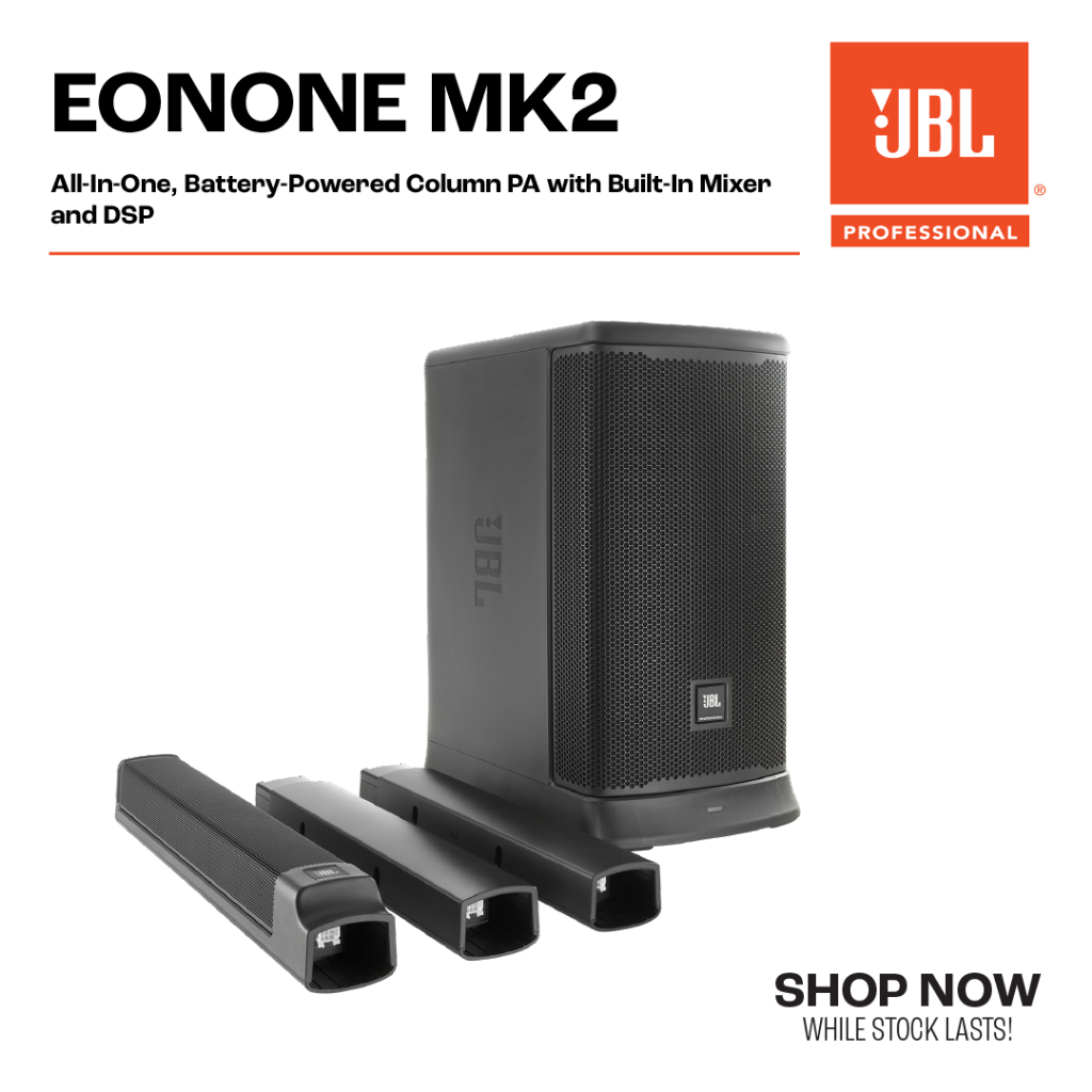 JBL Professional All In One Professional EON ONE MK2 Battery-Powered Column  PA with Built-In Mixer and DSP | Shopee Malaysia