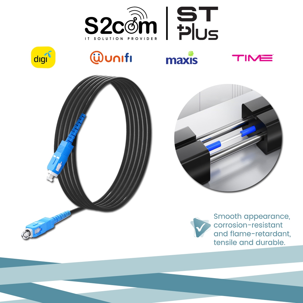 Fiber Optic SC-SC Singlemode Unifi Pre Connectorized Pre-terminated UG ...