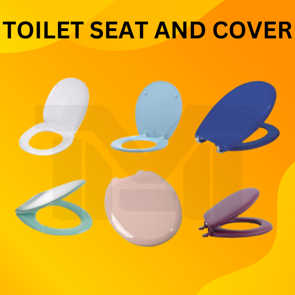 Toilet Seat Cover (BURGUNDY, Sorrento Blue, Sky Blue, Apple green, Pink