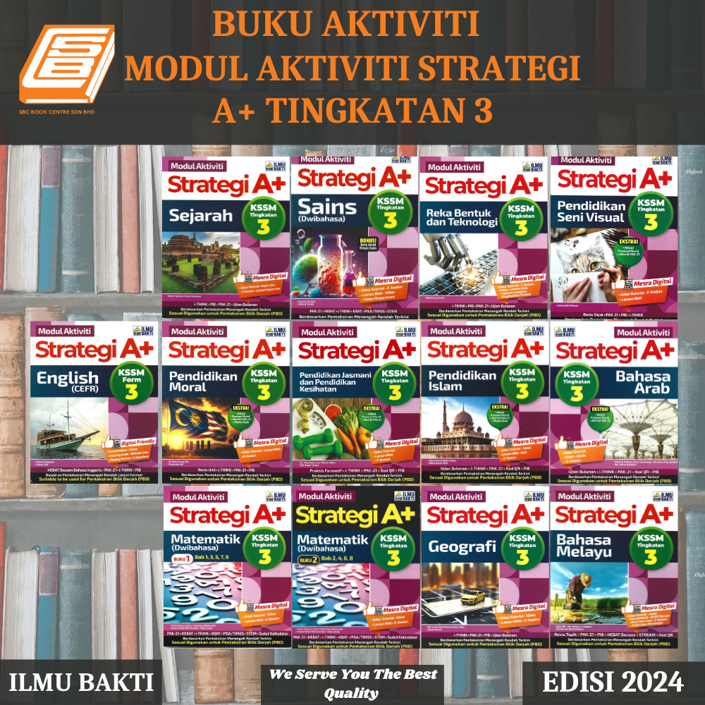 Sbcb Buku Latihan Modul Aktiviti Strategi A Tingkatan Ilmu Bakti Shopee Malaysia