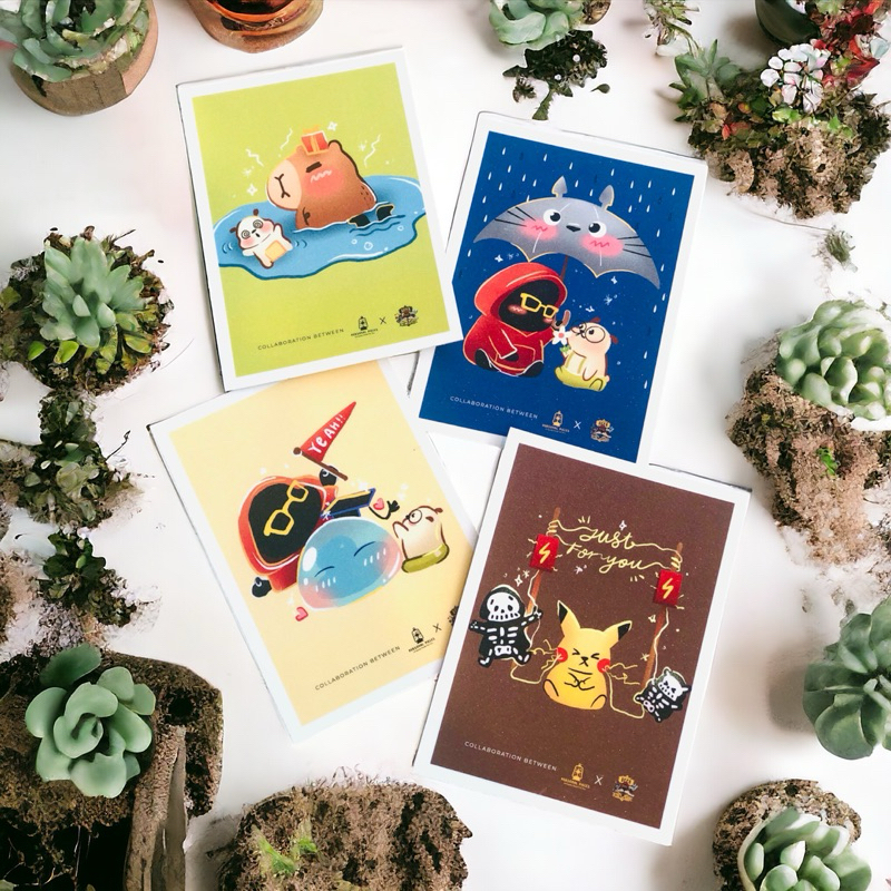 [Ready Stock Malaysia] Geeky Anime Cute Capybara Totoro Godzilla Mario ...
