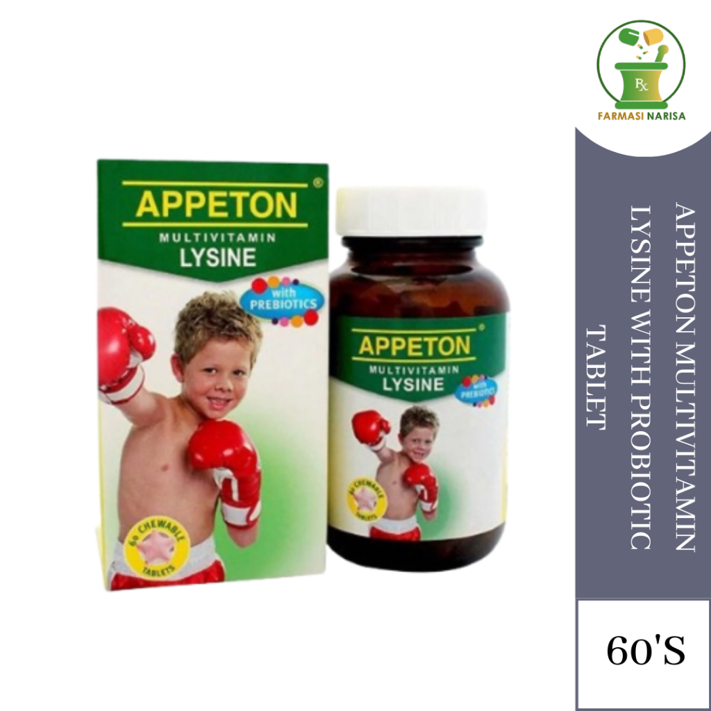 Appeton Multivitamin Lysine with prebiotic 60s | Shopee Malaysia
