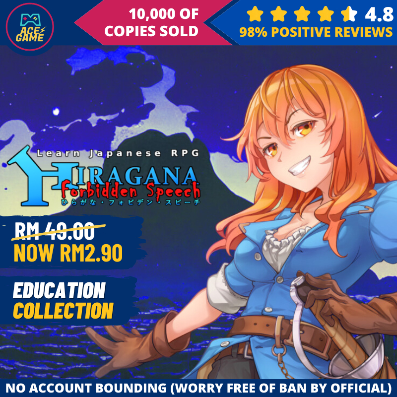 [PC]Learn Japanese RPG: Hiragana Forbidden Speech - Digital Download ...