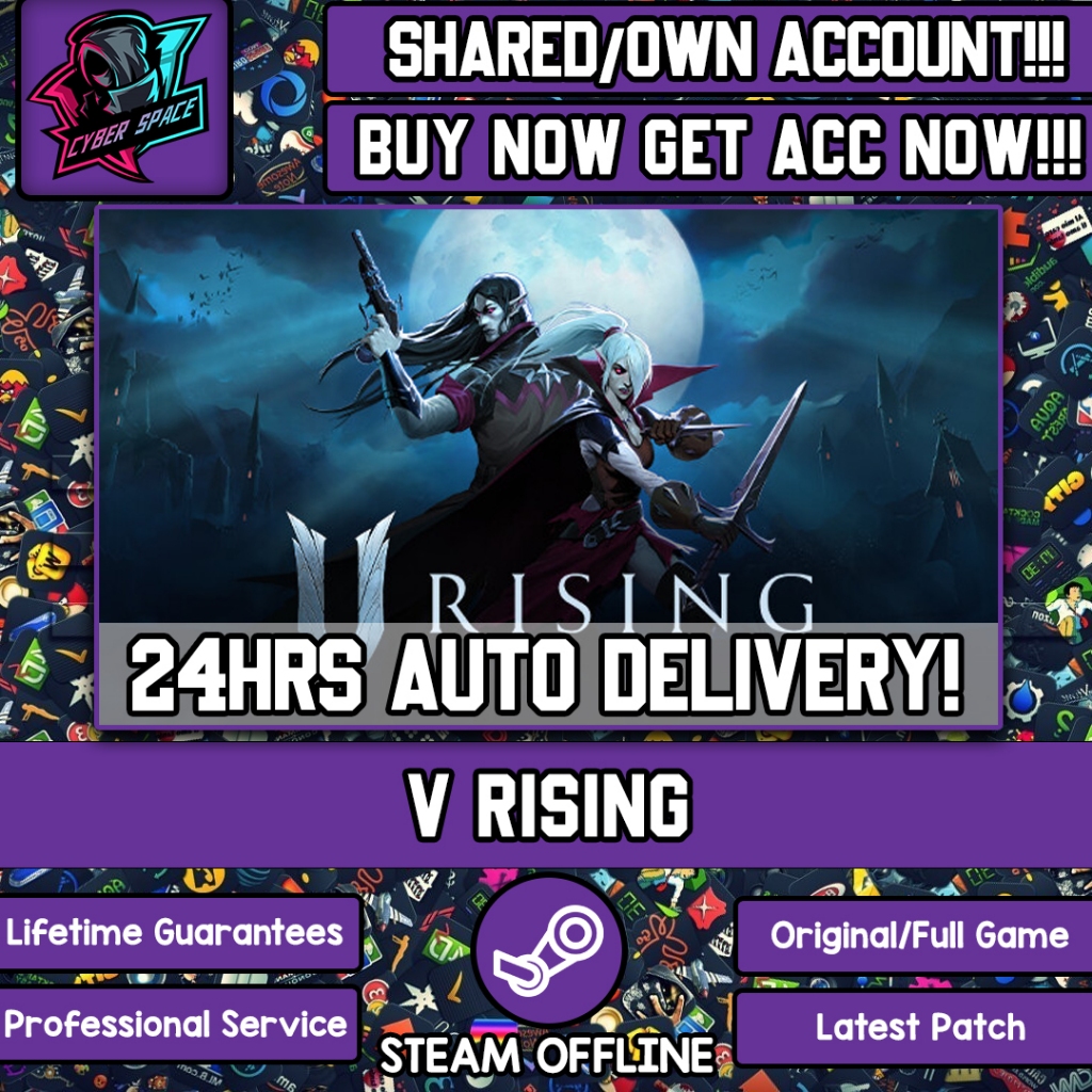 V Rising [Auto Delivery] [Steam Offline] Cyber Space PC Game | Shopee  Malaysia