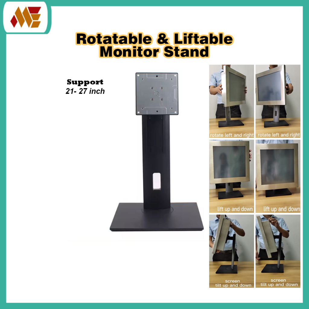 Rotatable and Lifting Monitor Stand Desktop Stand VESA Mount Brackets ...