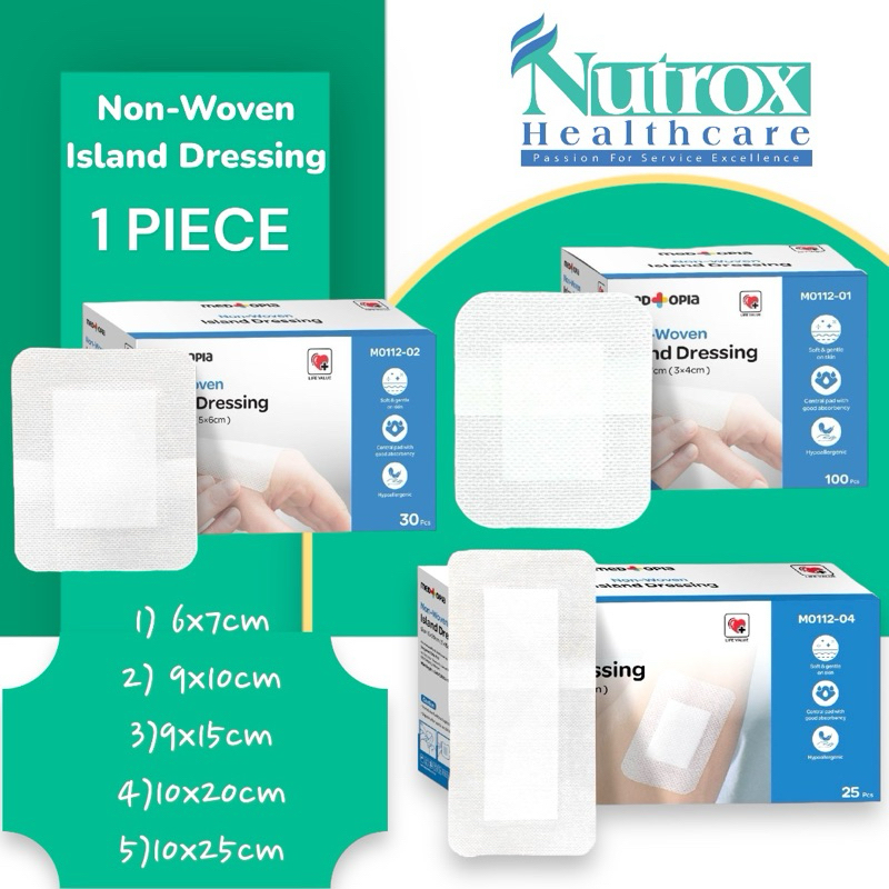 Medtopia Non-Woven Island Dressing ( 1 Piece ) | Shopee Malaysia