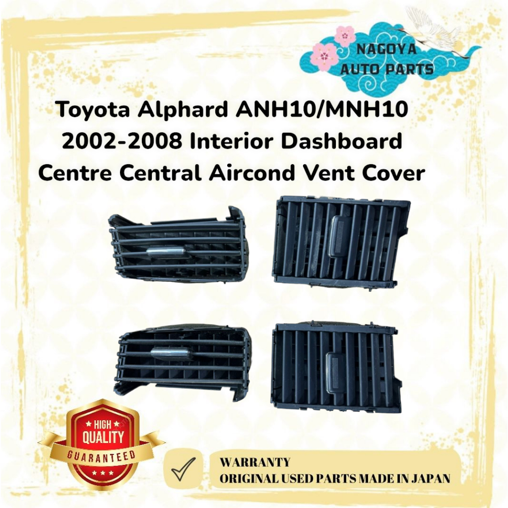 Toyota Alphard ANH10/MNH10 2002-2008 Interior Dashboard Centre Central ...
