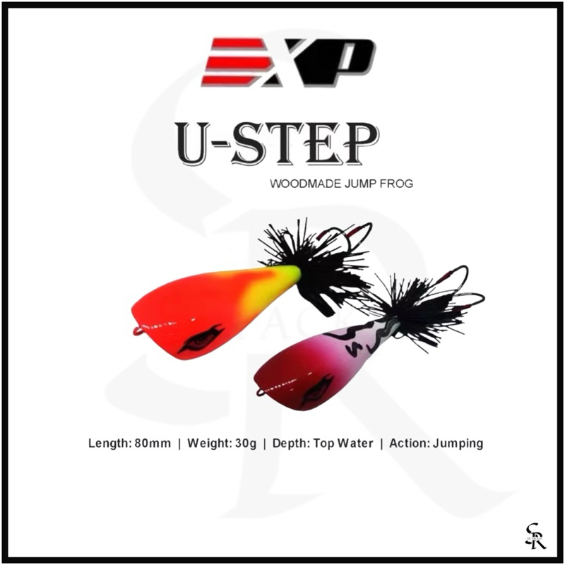 EXP ULTIMATE U Step Splash Jump Frog for Fishing Snakehead | Shopee ...