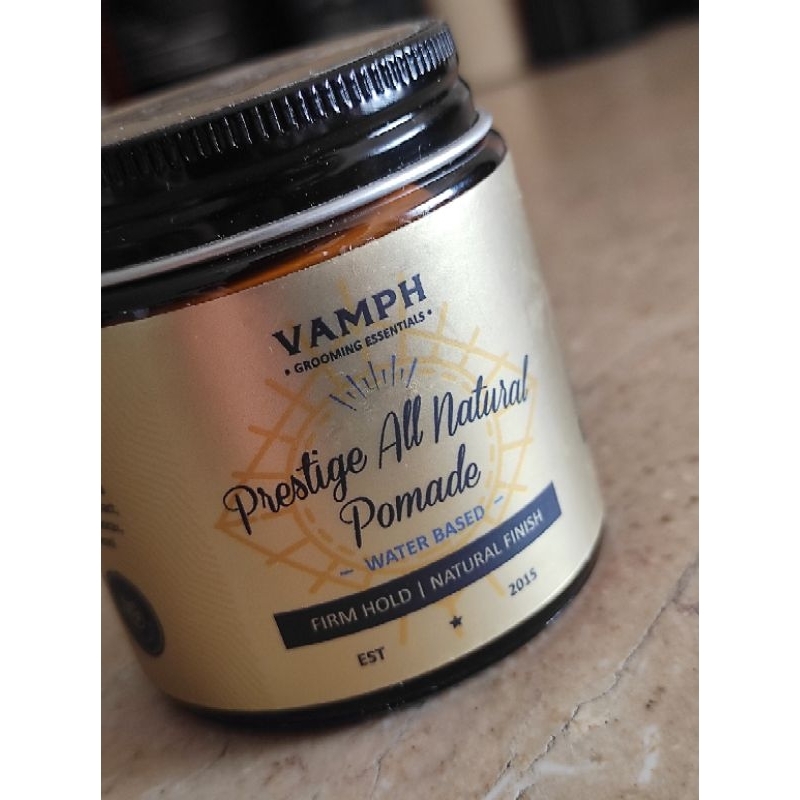 The Prestige Pomades by VAMP Grooming Essentials Waterbased All Natural ...