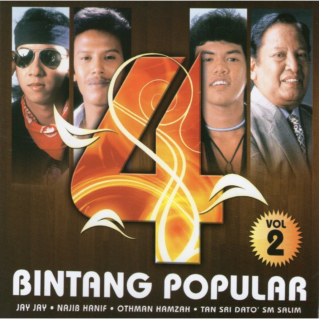 (CD-R) JAY JAY & NAJIB HANIF & OTHMAN HAMZAH & SM SALIM - 4 BINTANG ...