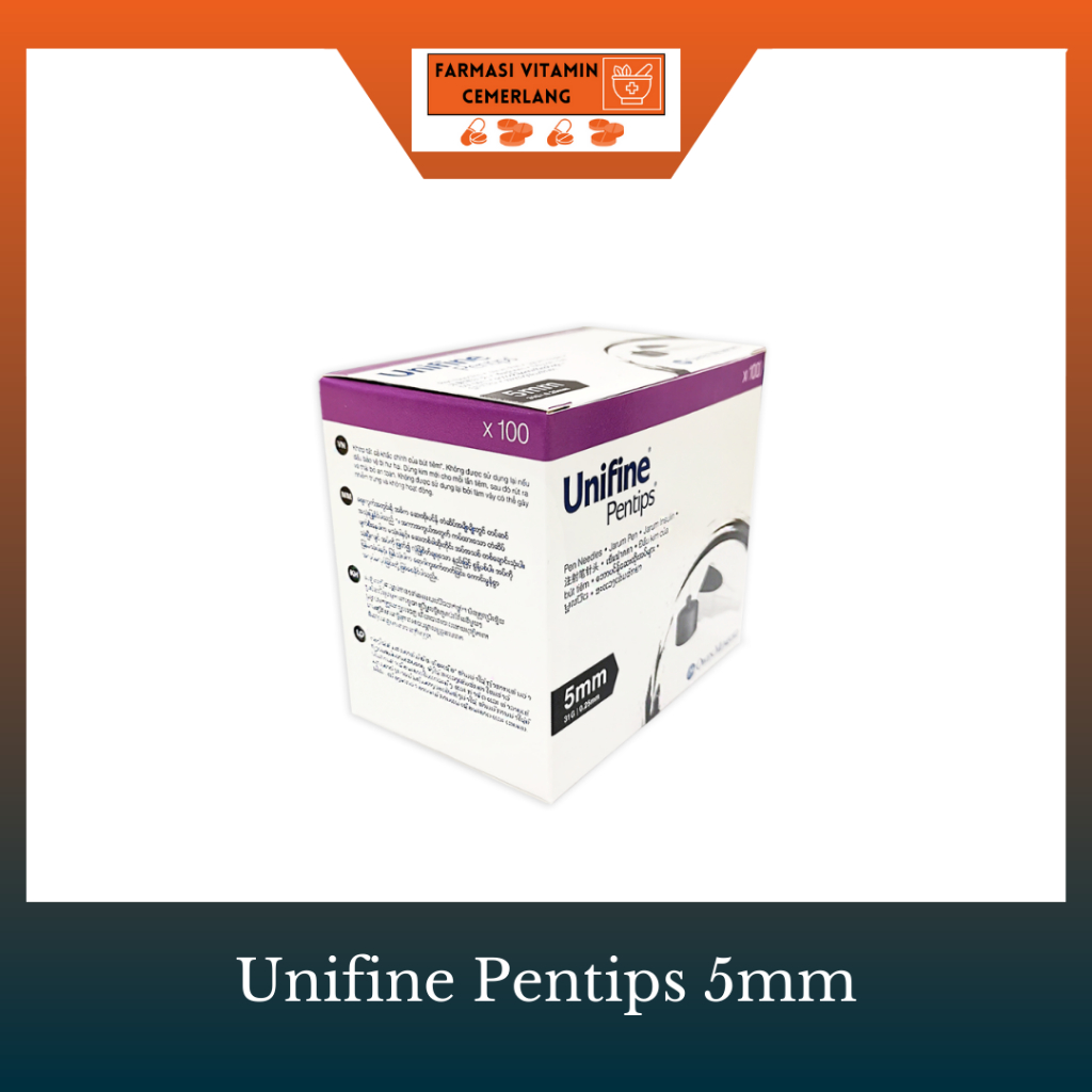 Unifine Pentips 5mm - Pen Needles - 1 Box (100's) | Shopee Malaysia