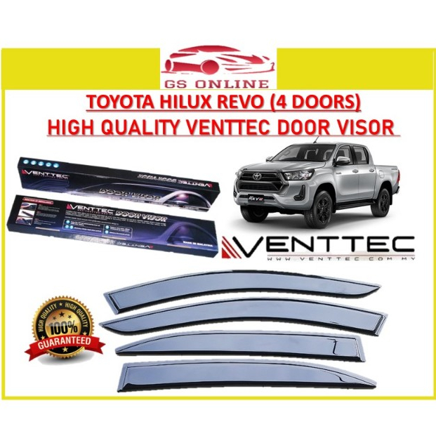 TOYOTA HILUX REVO (4 DOORS) 2016 2017 2018 2019 High Quality Venttec ...