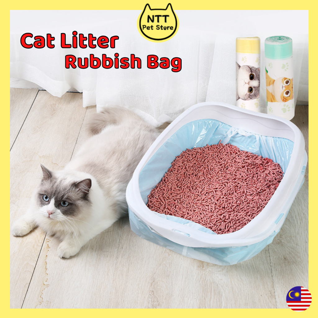 【NTT PETSTORE】Cat Litter Rubbish Bag Plastic Beg Pasir Kucing Cat ...