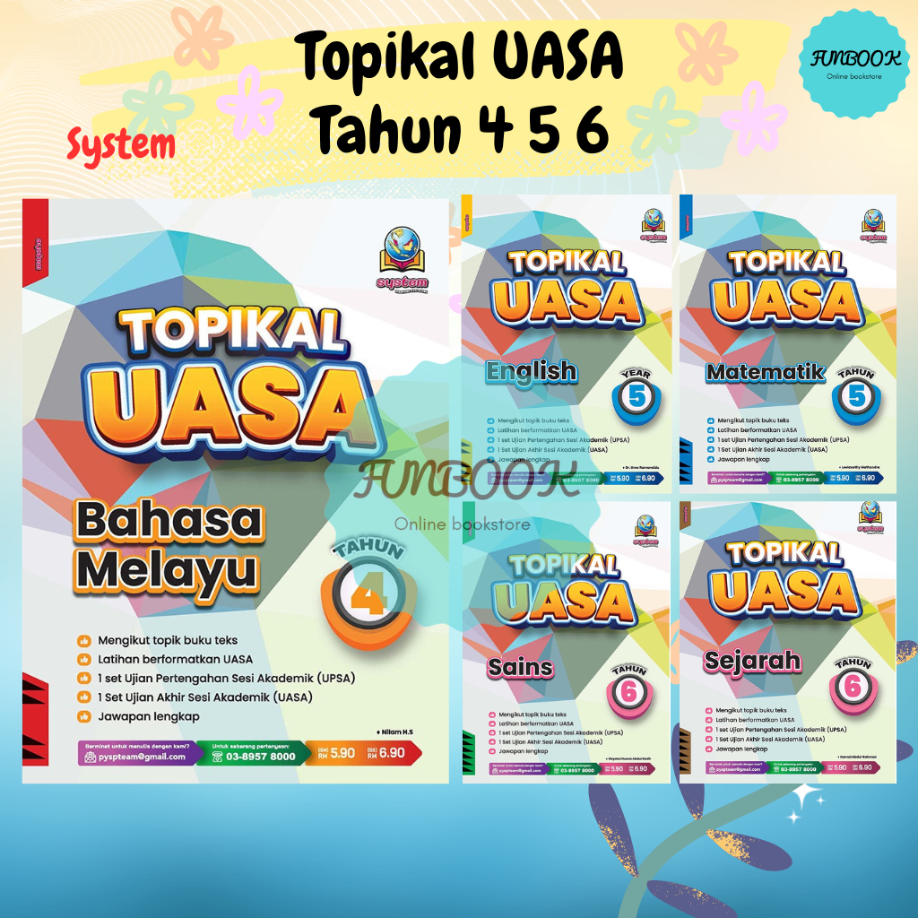 [FUNBOOK] 2024 𝐒𝐘𝐒𝐓𝐄𝐌 Buku Latihan Topikal UASA Tahun 4 5 6 KSSR Bahasa ...