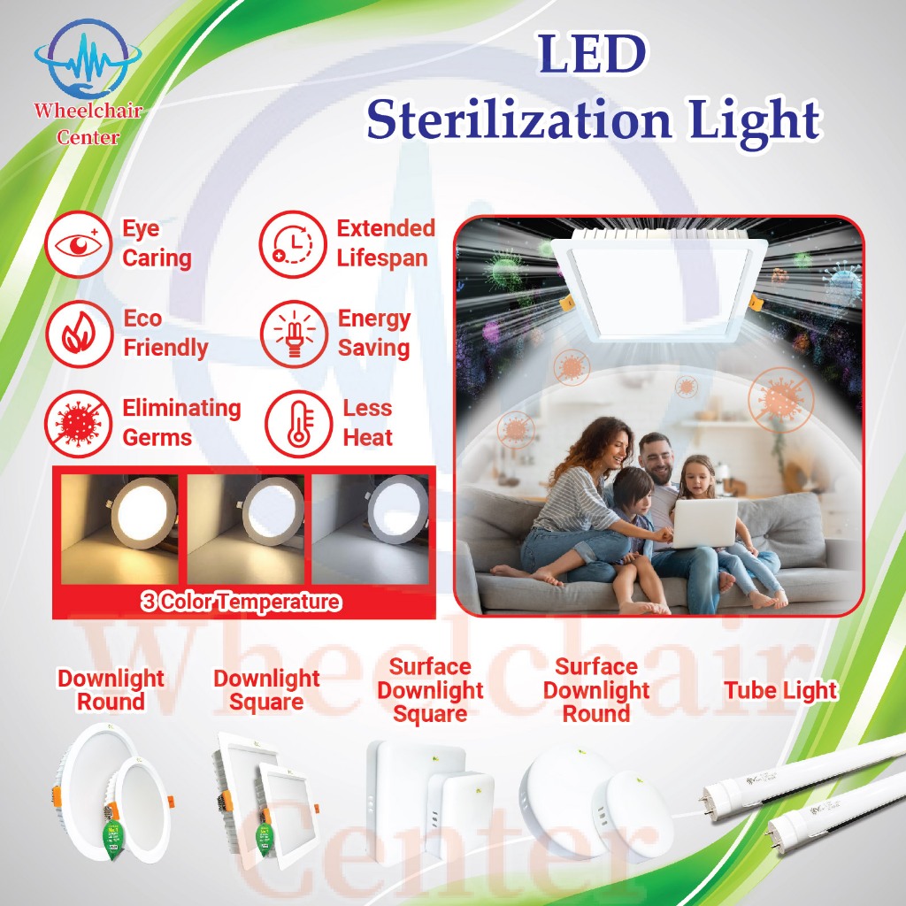 EV SUN LED Sterilization Light Tube Light(LGT-ES-TL9W / TL18W) | Shopee ...