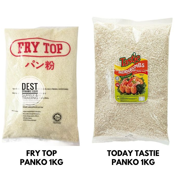 Fry Top Today Tastie Panko 1kg Halal Japanese Bread Crumbs Shopee