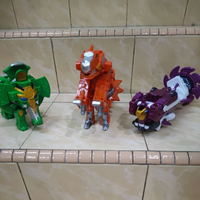 POWER RANGERS NINJA Steel DX Rumble Tusk Megazord 5 Zords Combine