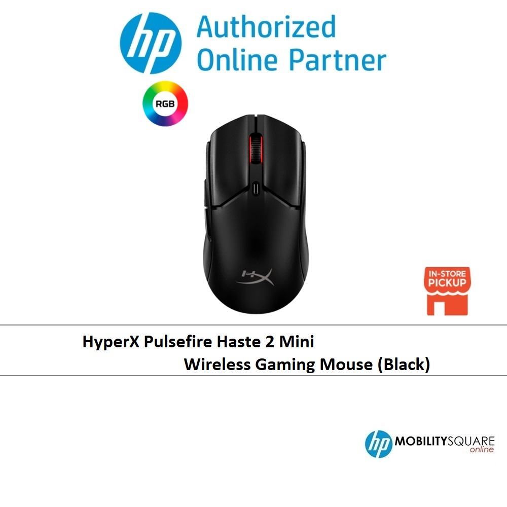 HyperX Pulsefire Haste 2 Mini - Wireless Gaming Mouse (Black / White ...