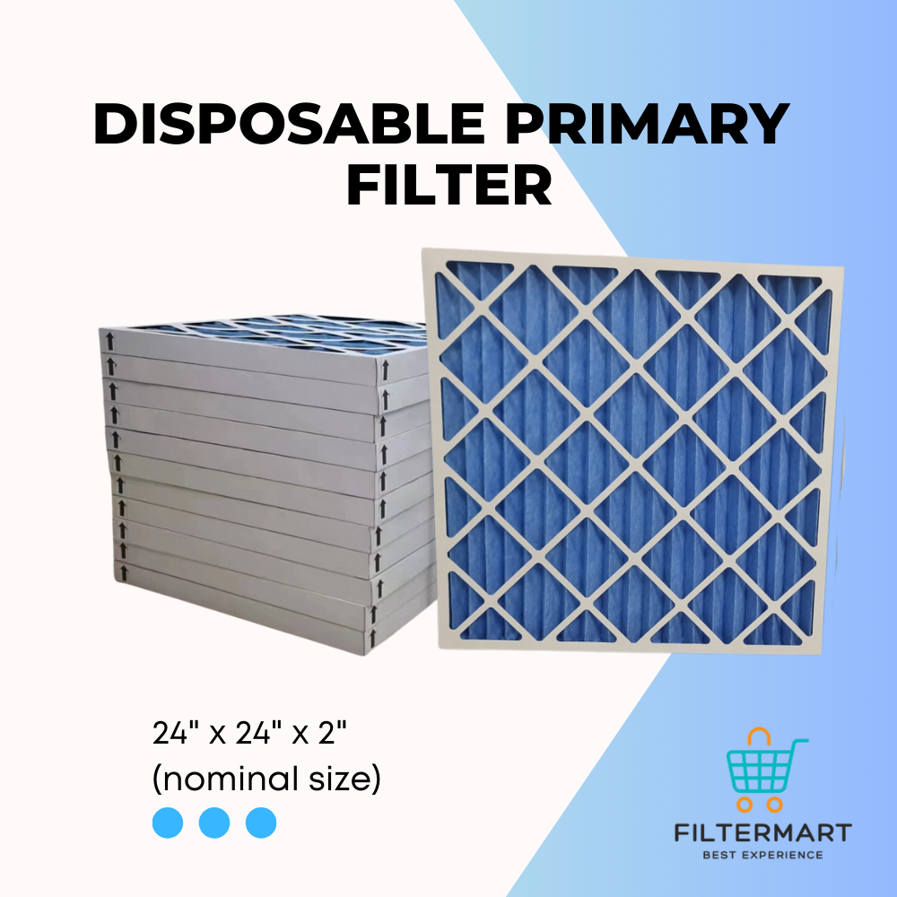 [READY STOCK] PRIMARY DISPOSABLE CARDBOARD PRE FILTER, PLEATED FILTER ...