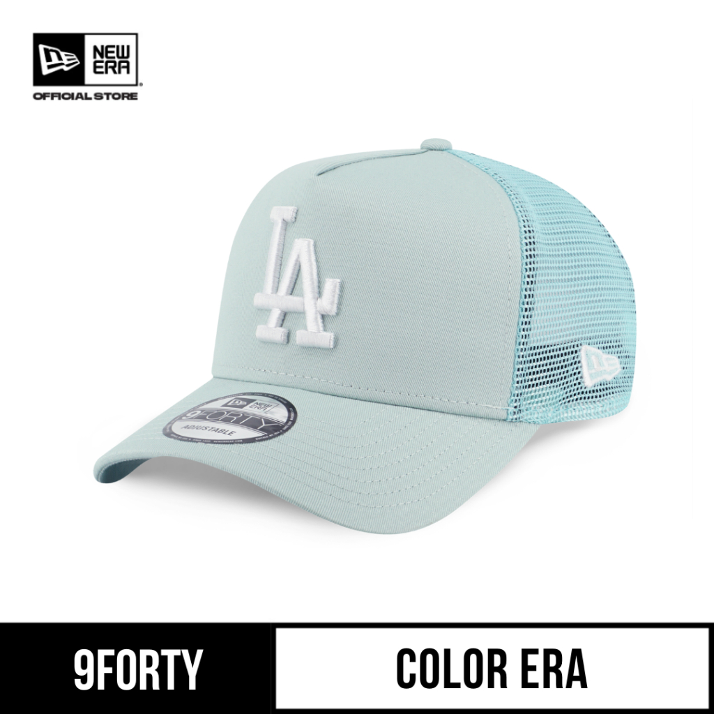 Casquette New Era 9FORTY Los Angeles Dodgers Vert Olive - Motif Floral, Snapback Unisexe