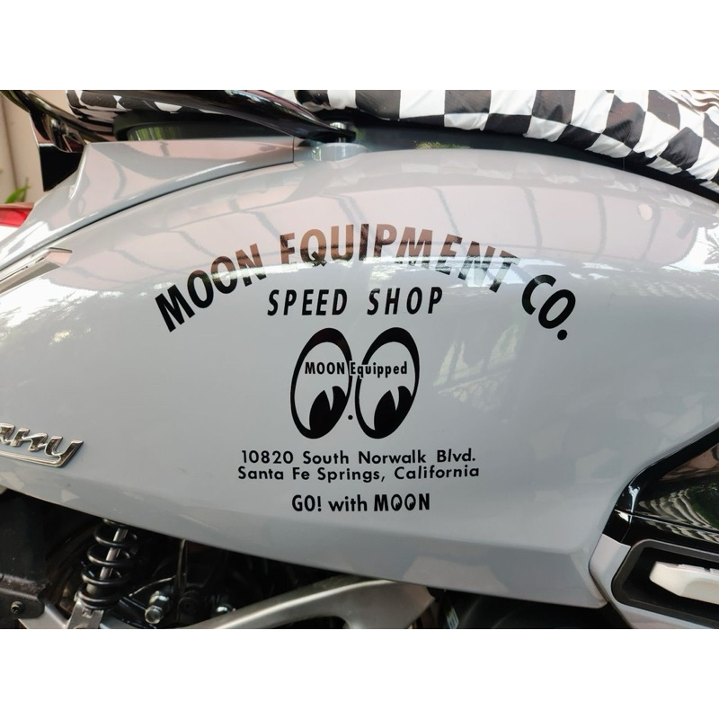 Authentic Mooneyes Speed Shop Car Motor Sticker Waterproof | Shopee ...