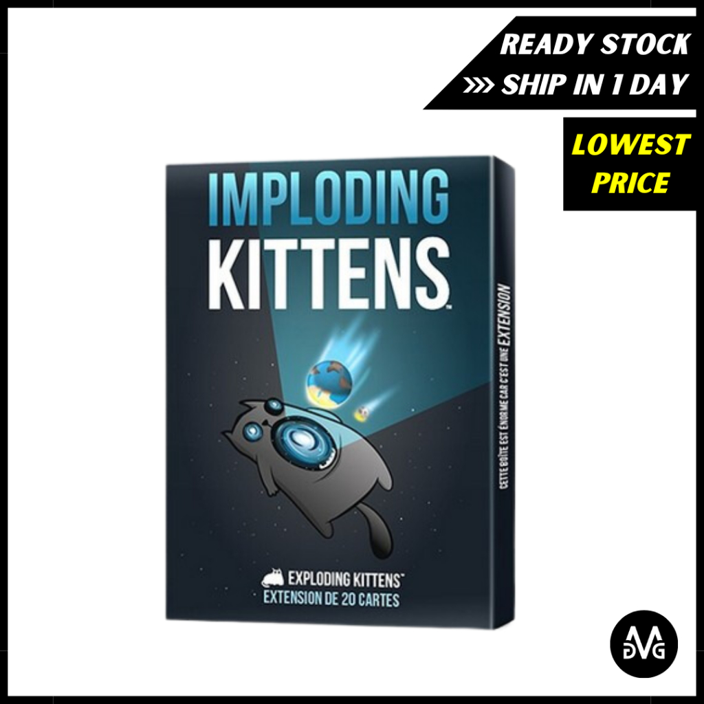  ready stock exploding kittens card games base expansion family
