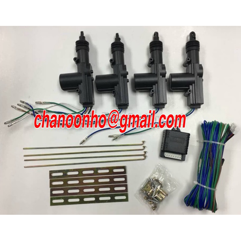 Central Door Lock Locking Kit Car Centre Lock Motor Relay Set Kit Gun ...