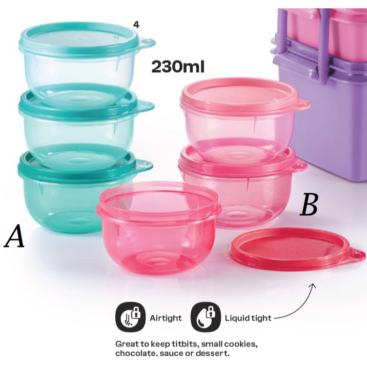 *A 3pcs*Tupperware Tiny Treats mini bowls bowl 230ml | Shopee Malaysia