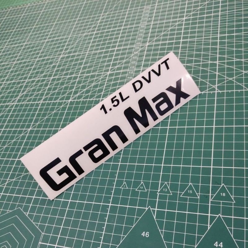 sticker gran max 1.5dvvt replacement sticker | Shopee Malaysia