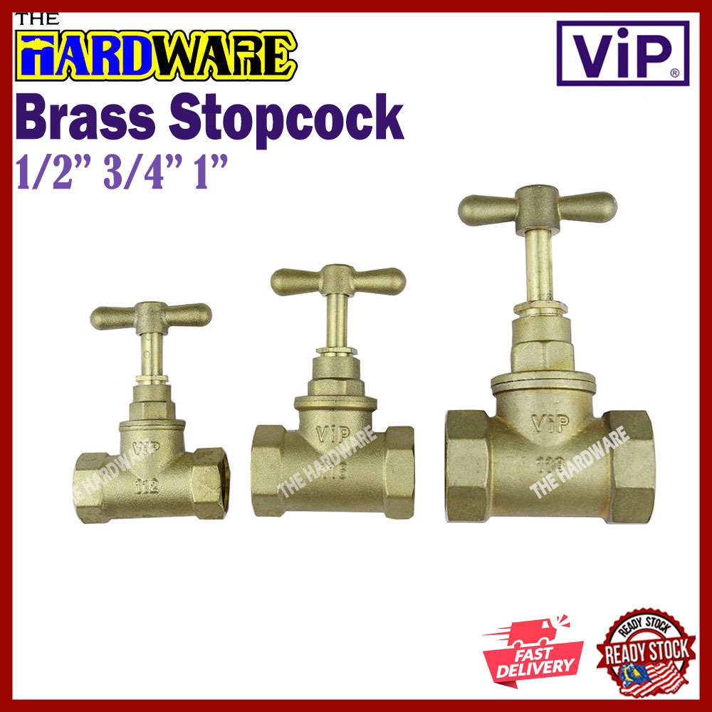 [VIP]Brass Stop Cock Heavy Duty Brass Stop Cock Valve/Brass Stopcock-1/ ...