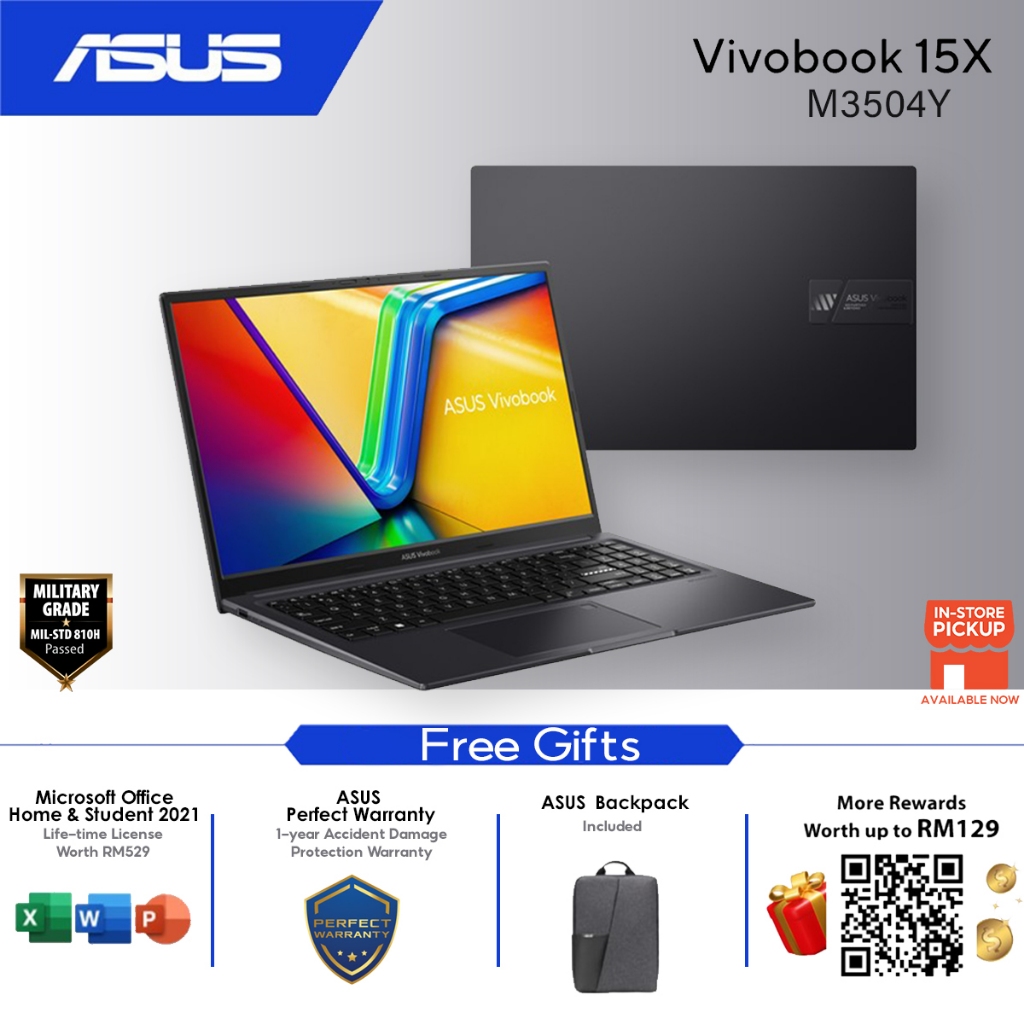 Asus Vivobook 15x M3504y Ama330ws Ama331ws 156 Oled Laptop Amd Ryzen™ 7 7730u 16gb 3682