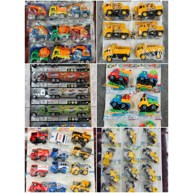 TRUCK TOY DUMP TRUCK EXCAVATOR BULLDOZER CONTAINER TRUCK LORI PASIR ...