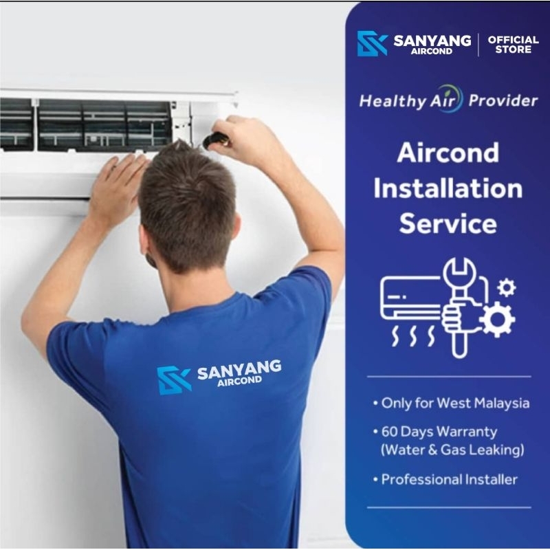 Wall Type Installtian With ( Vaccum & Check Gas ) Shopee Malaysia