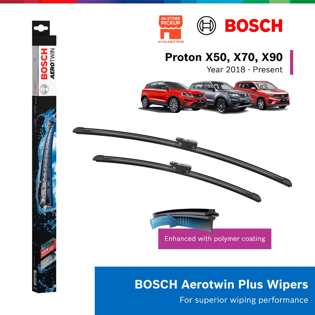 Bosch Aerotwin Wiper Set for Proton X50 X70 X90 (24” + 17”) | Shopee ...