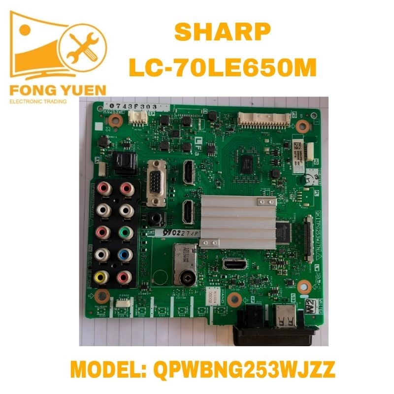 DUNTKF961FM20 T-CON BOARD FOR A SHARP TV (LC-70C7500U MORE) – Choice