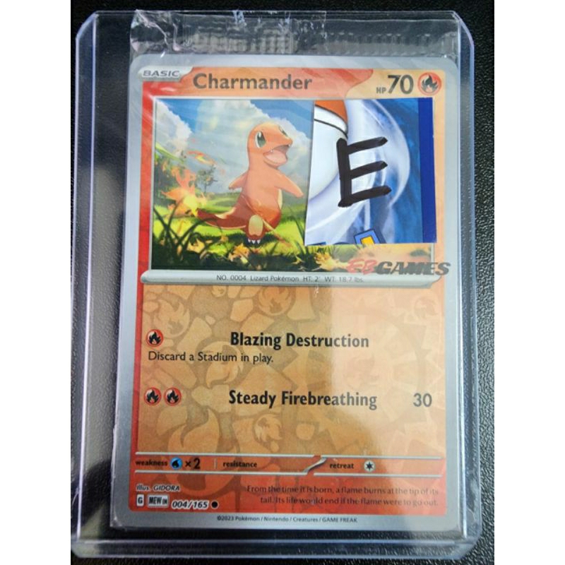 Charmander 151 (Promo) (EBGAMES) 004/165 | Shopee Malaysia