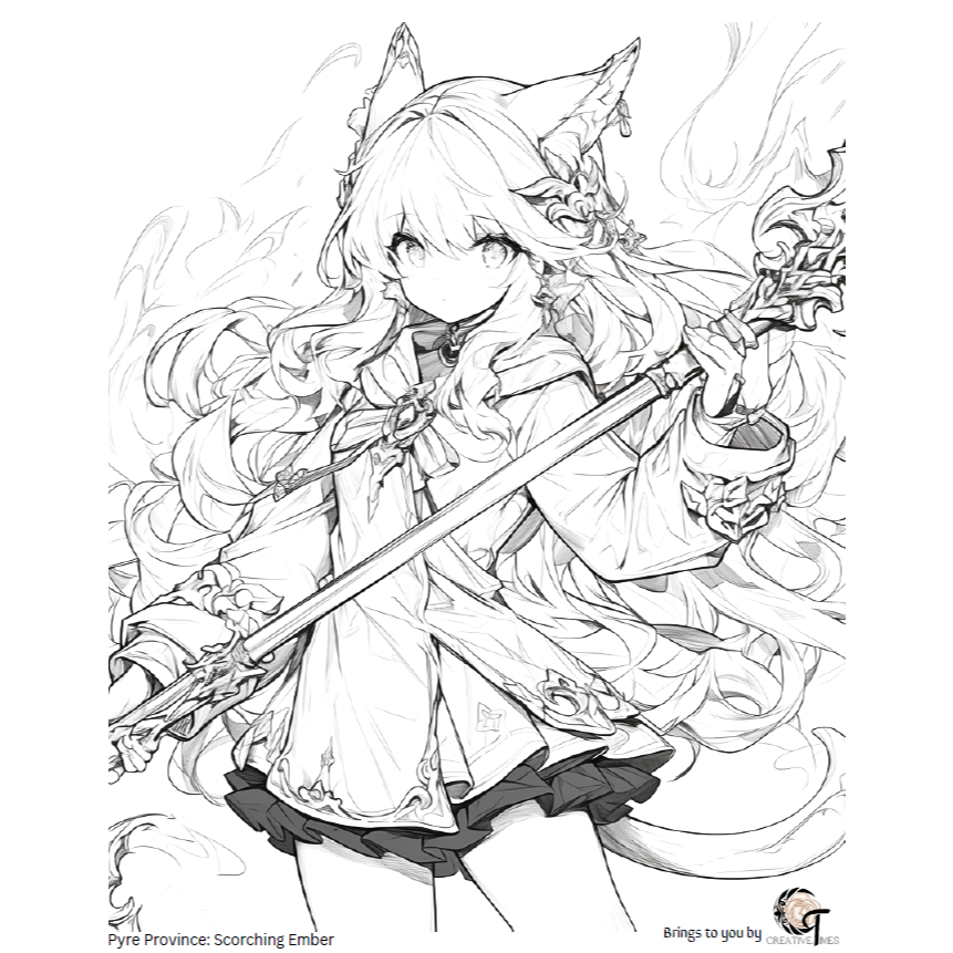 Coloring Pages / Kertas Mewarna | Pyre Province, Stress Relief Relaxing ...