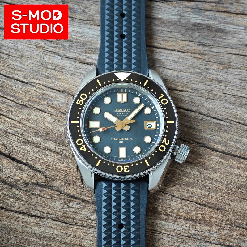 Seiko MOD SLA025 Automatic 44mm Marine Master MM300 Gold Vintage Diver ...