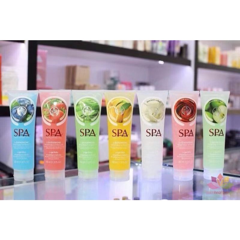 SPA BODY SCRUB EXFOLIATING GEL 8 FLAVOUR | Shopee Malaysia