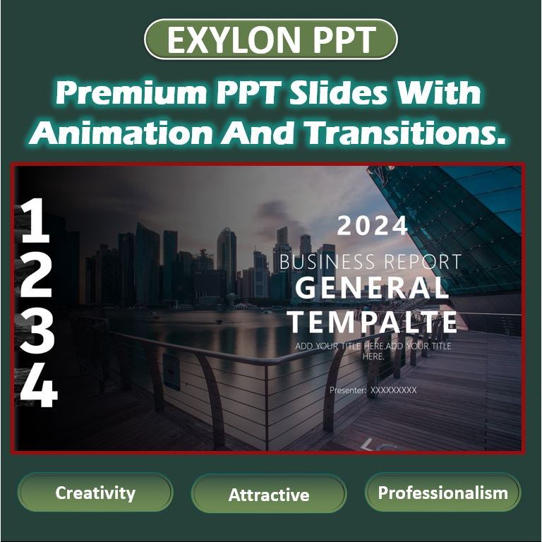 Premium Pro Creative Animated Powerpoint Template 2024 | Content Slides ...