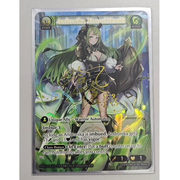 その他 Grand Archive TCG  Andronika CSR 1st MRC Grand Archive TCG Andronika CSR 1st MRC
