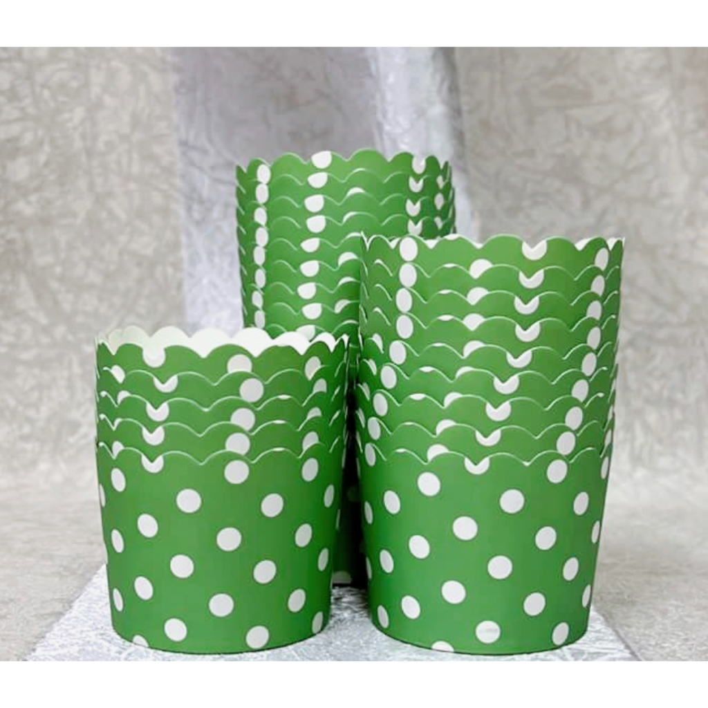 50+- pcs/Roll Colorful Small Paper Cup for Muffin Cup Bekas Kek CupCake ...