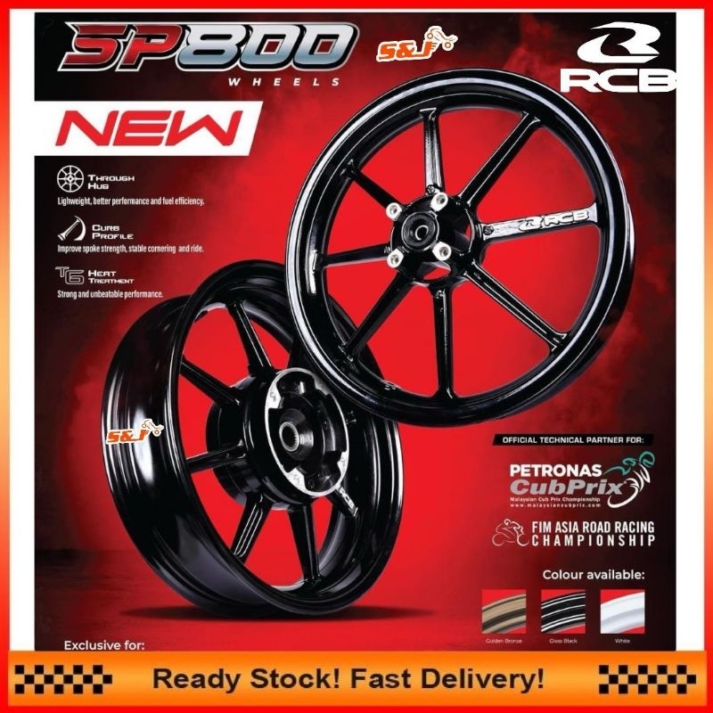 RCB SP800 8 BATANG SPORT RIM SET VARIO 150 VARIO 160 NMAX155 NMAX ...