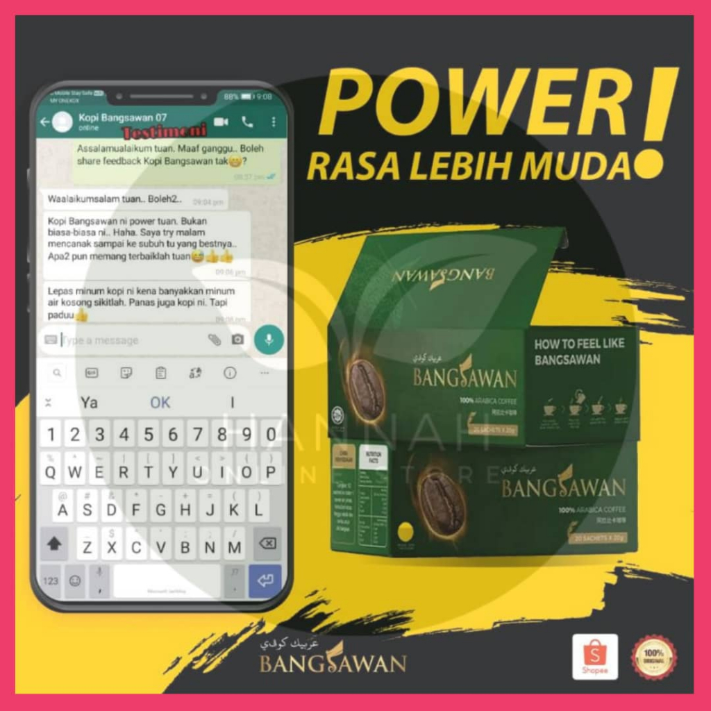 🔥「BUY 1 FREE 1」🆓BANGSAWAN KOPI “LIMITED 100 SETS” 💯ORIGINAL. UNTUK ...