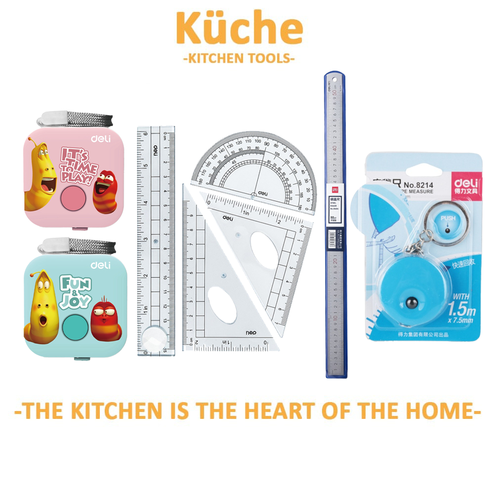 KUCHE Deli Ruler Measuring Ruler Scale Measurement Student Use Office ...